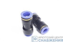 Фитинг переходник прямой, 12-14 мм, пластик АТ10364