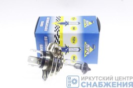 Лампа H4 12V 60/55W P45 ЛУЧ круглый цоколь (уп.10)