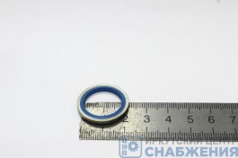 Шайба М 18 стальная с резинкой АМАЗ тип 1 синяя, ШУ18-1С (уп.50)