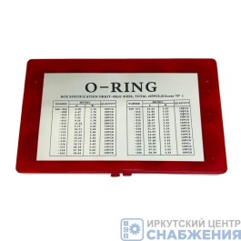 Набор силиконовых колец 32 размера 407шт красный TITEX TTX-32407-2R