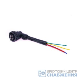 Разъем байонетный угловой на 4 провода АХ5231, 32000326