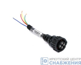 Разъем байонетный прямой на 4 провода (уп.4) 32000322