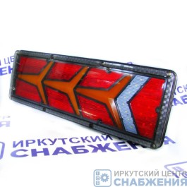 Фонарь задний универсальный LED 410х140х18мм DJ-201