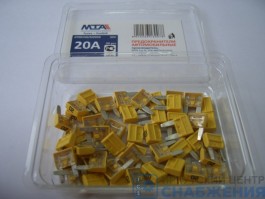 Предохранитель 20А плоский флажковый МИНИ, МТА-Италия 17000320