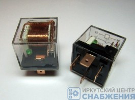 Реле электромагнитное 4-х конт. 12Вт 80А с индикацией 32000347