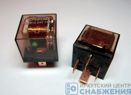 Реле электромагнитное 4-х конт. 24Вт 100А с индикацией 32000350