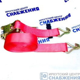 Стяжка груза 10т 10м ширина ленты 75мм, с храповиком Дед Банзай