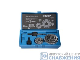 Набор коронок по дереву 19-64мм, 11предметов ЗУБР 2955-Р11-201